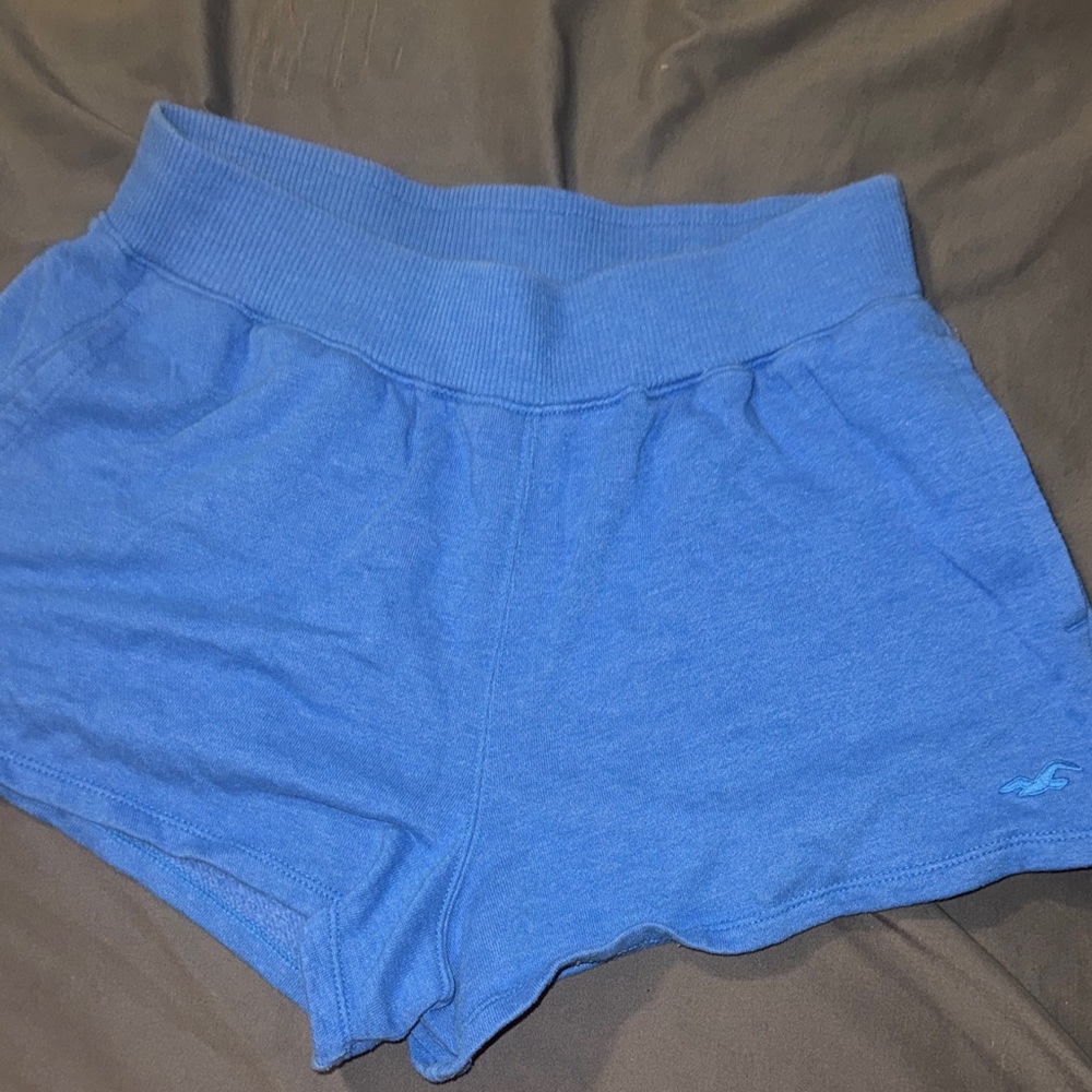 Hollister Bright Blue Ultra High-Rise Knit Shorts